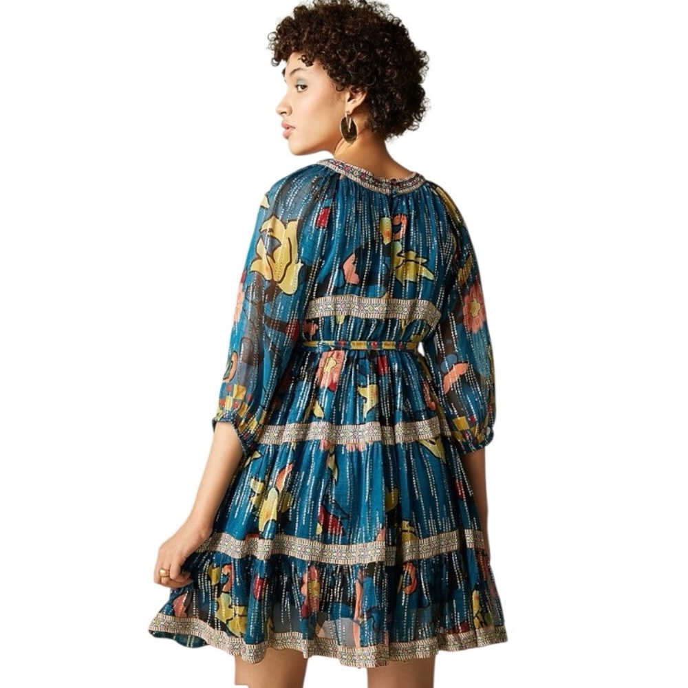 NWT Anthropologie Verb by Pallavi Singhee Alice Mini Dress - Picture 2 of 8